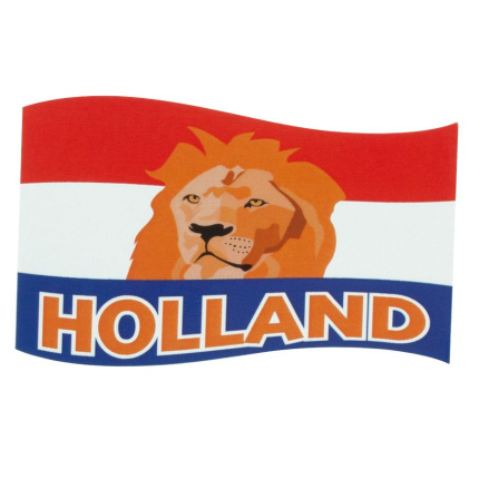 Oranje magneetsticker Holland - Topgiving